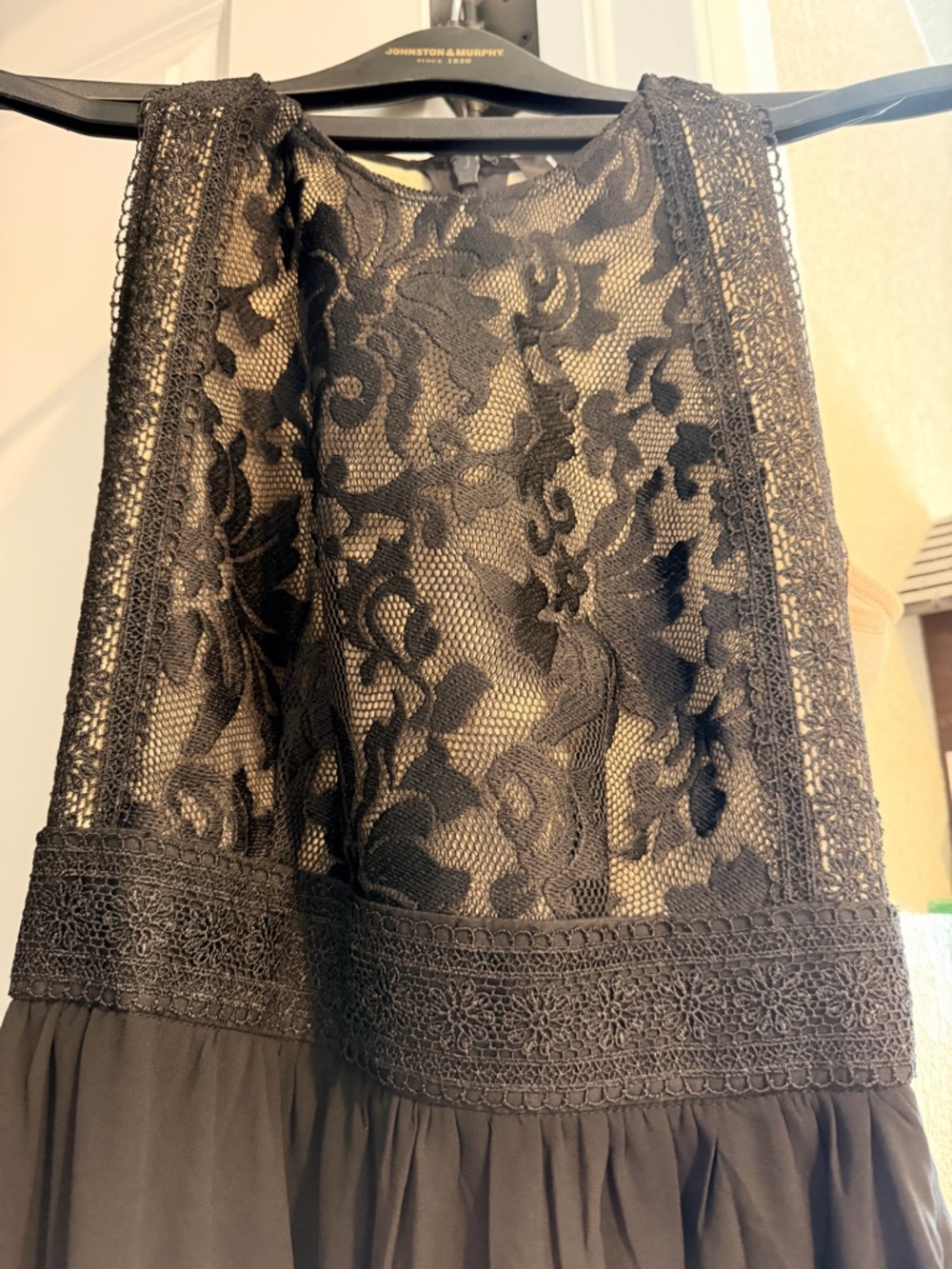 Lulu's Black Lace-Top Maxi Skirt - Picture 2 of 6